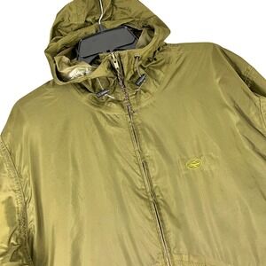 RedHead Nylon Windbreaker Hooded Rain Jacket Olive Green Hunting Fishing M Mens